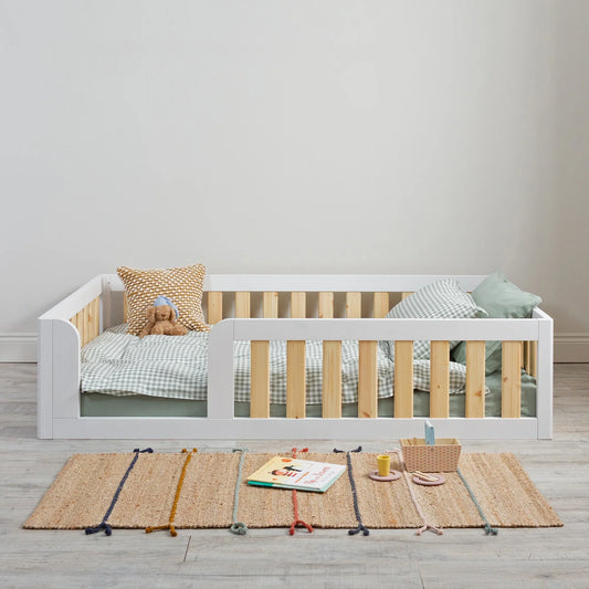How to set up a Montessori floor bed for a toddler transitioning out of a cot