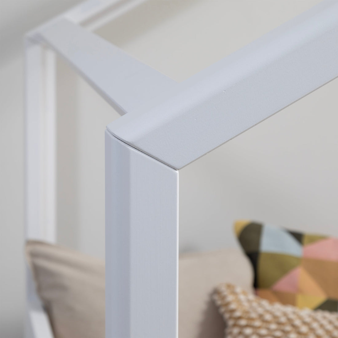 Best low-profile twin beds for UK toddlers graduating from floor beds 2026 - Roomix Transition Elevated House Bed White