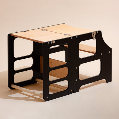 2-in-1 Lernturm &amp; Spieltisch