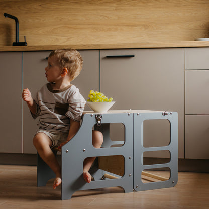 2-in-1 Lernturm &amp; Spieltisch