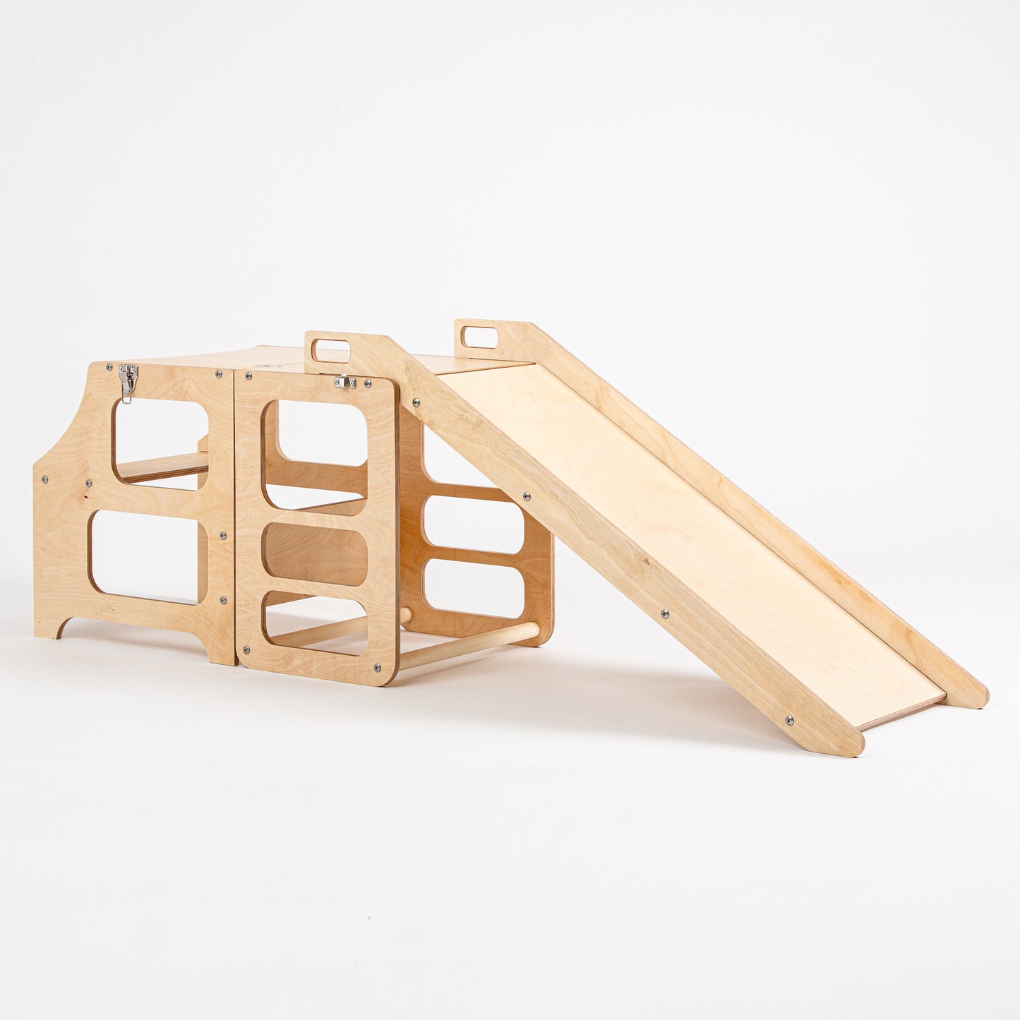 Kleinkind Turmrutsche Naturholz