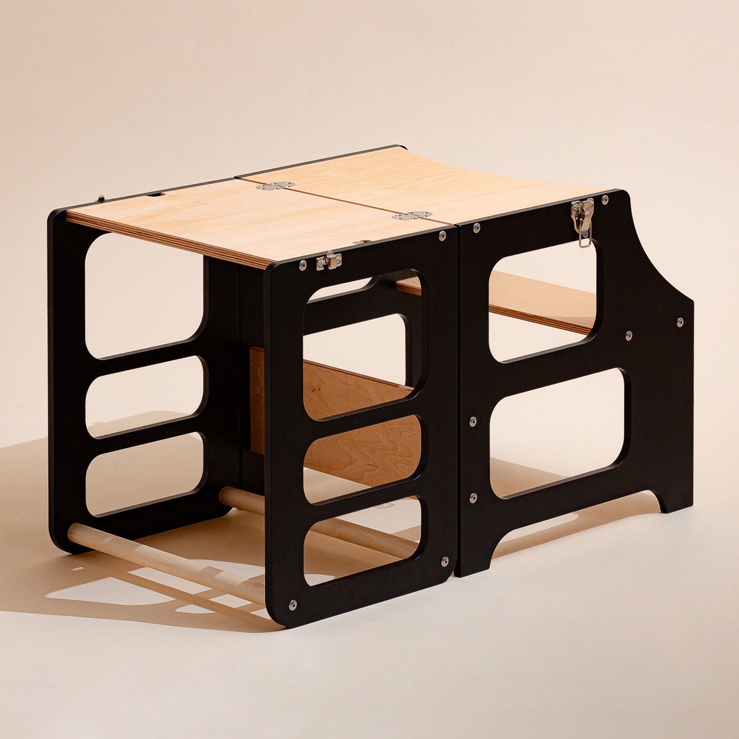 3-in-1 Lernturm & Hochstuhl