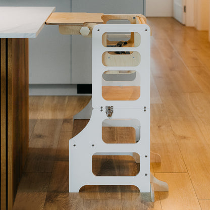 3-in-1 Lernturm & Hochstuhl