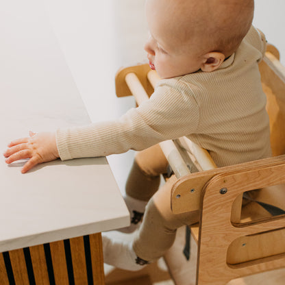 3-in-1 Lernturm & Hochstuhl