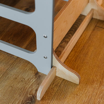 3-in-1 Lernturm & Hochstuhl