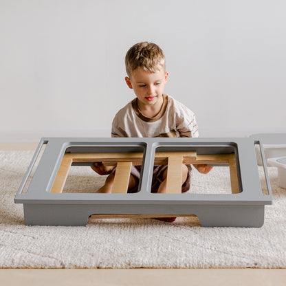Faltbarer sensorischer Aktivitätstisch für Kinder