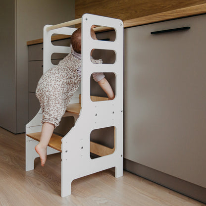 Höhenverstellbarer Lernturm