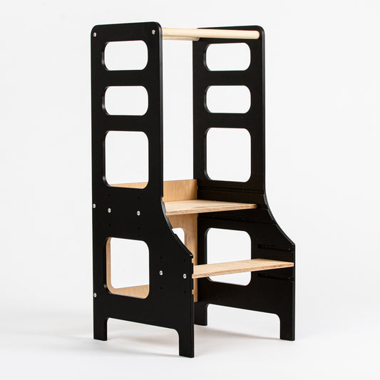 Sperrholz &amp; schwarze Farbe