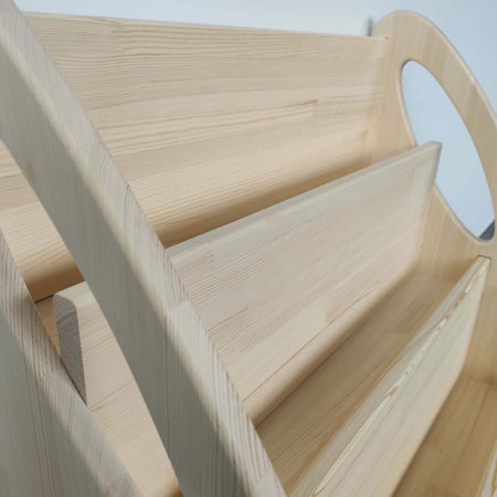 Montessori-Bücherregal Natur