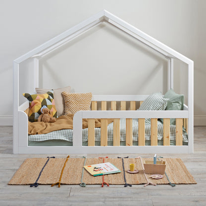 Roomix Transition Umbaubares Hausbett Weiß