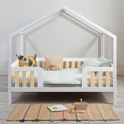 Roomix Transition Hochbett mit Dach Weiß