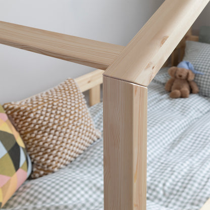 Roomix Transition Hochbett mit erhöhtem Eingang, Natur