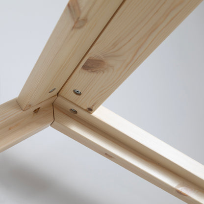 Roomix Transition Hochbett mit erhöhtem Eingang, Natur