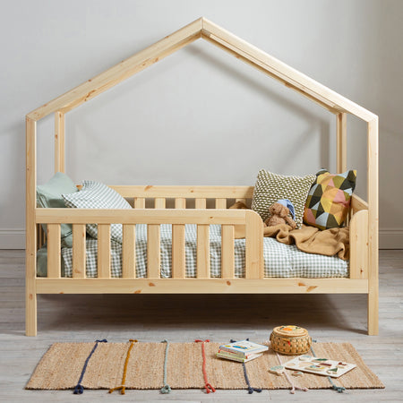 Roomix Transition Hochbett mit erhöhtem Eingang, Natur