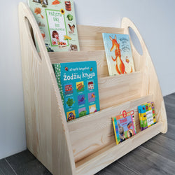 Montessori-Bücherregal Natur