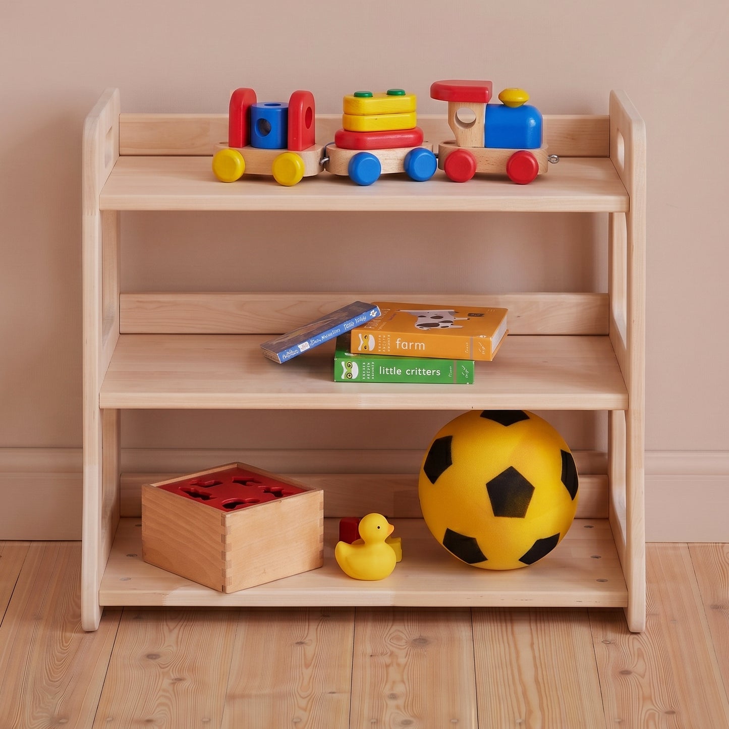 Montessori-Spielzeugaufbewahrung