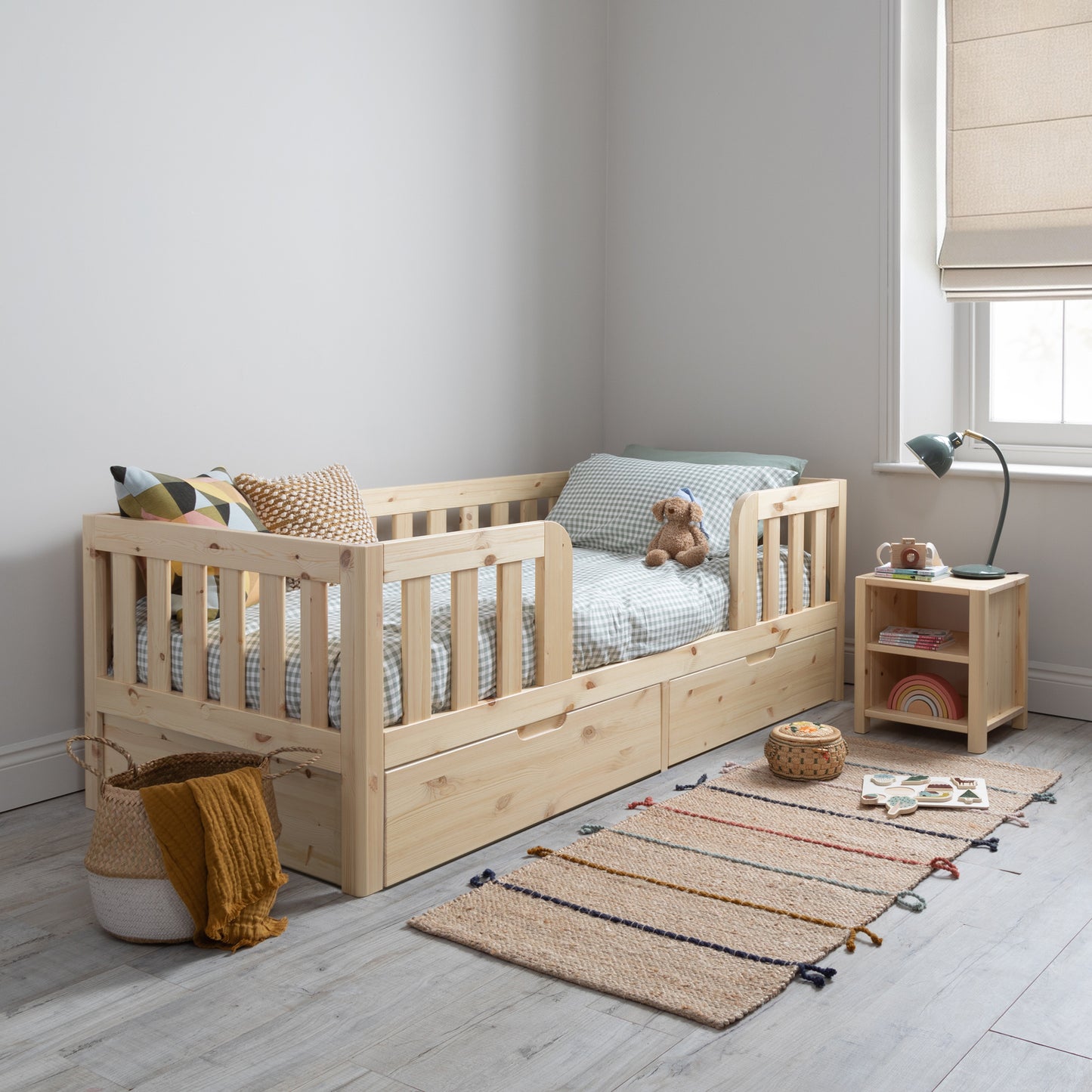 Roomix Übergangskinderbett Natur