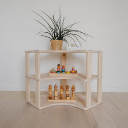 Corner Shelves: Three Shelves - Kids