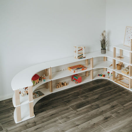 Create Your Own Modular Montessori Storage - Kids