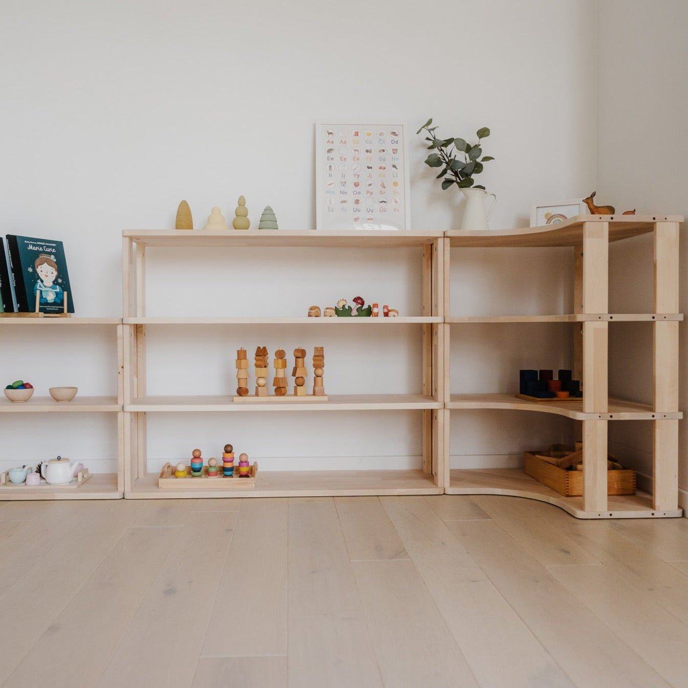 Create Your Own Modular Montessori Storage - Kids