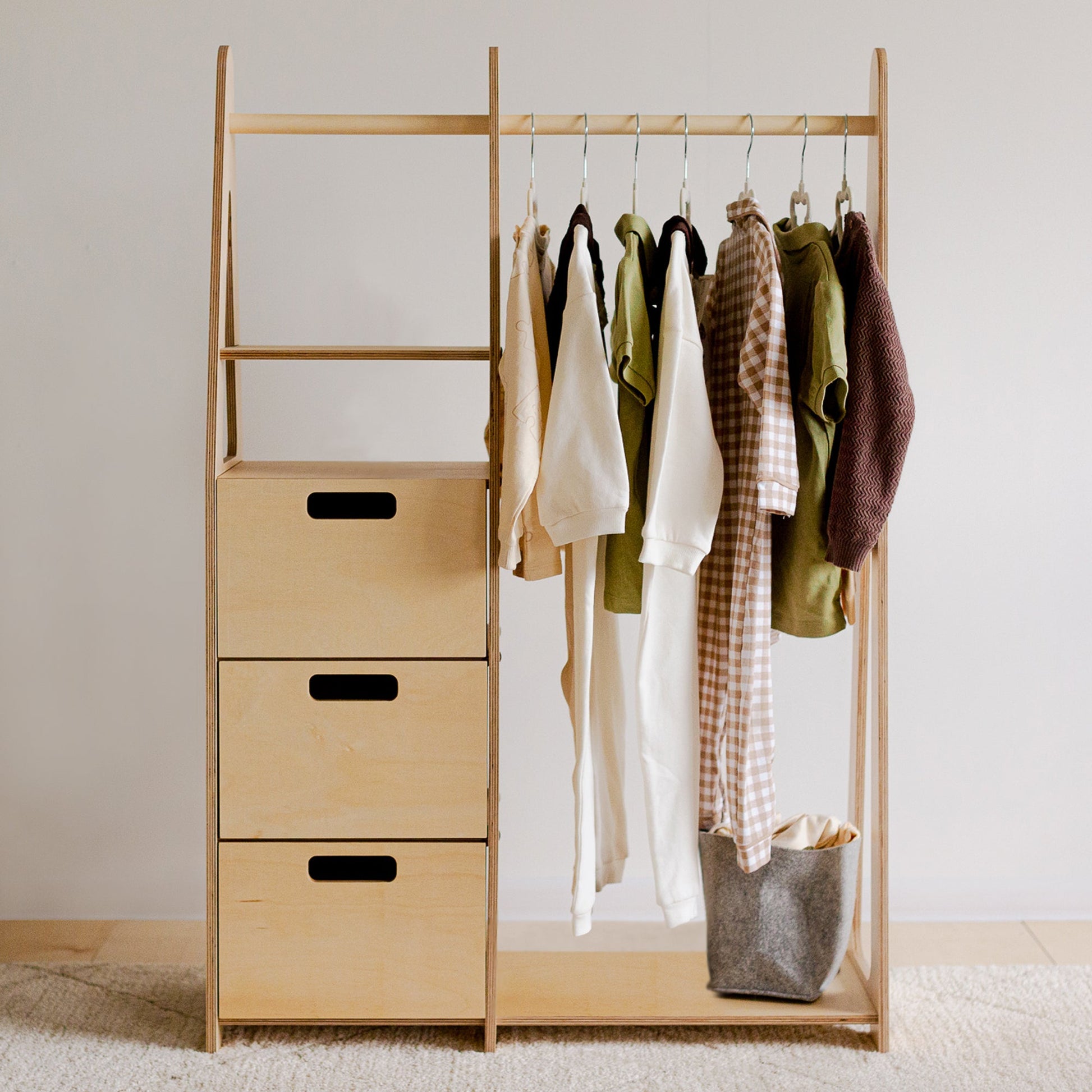 Kids Hanging Storage with shelf or drawers - Kids