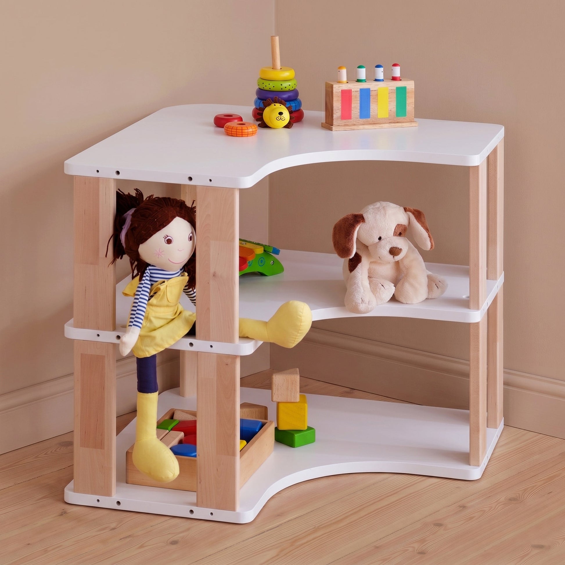 Montessori Corner Shelves - Kids