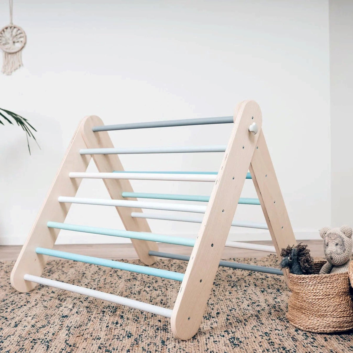 Pikler Triangle & Swedish Wall 2-in-1 Climber - Kids