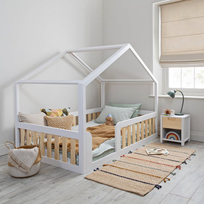 Roomix Transition Convertible House Bed White - Roomix Beds