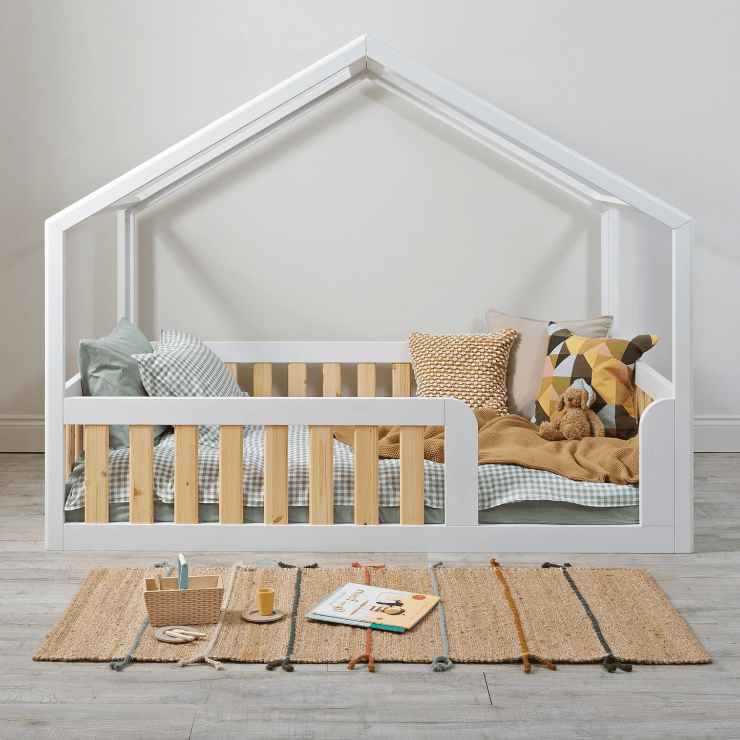 Roomix Transition Convertible House Bed White - Roomix Beds