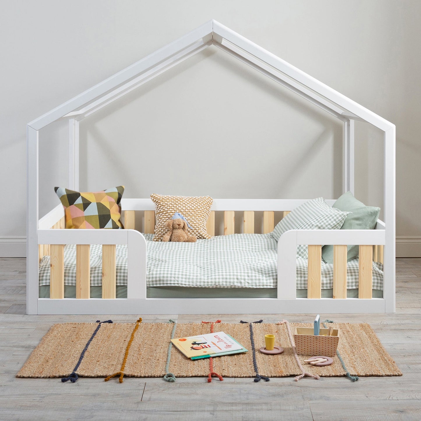 Roomix Transition Convertible House Bed White - Roomix Beds