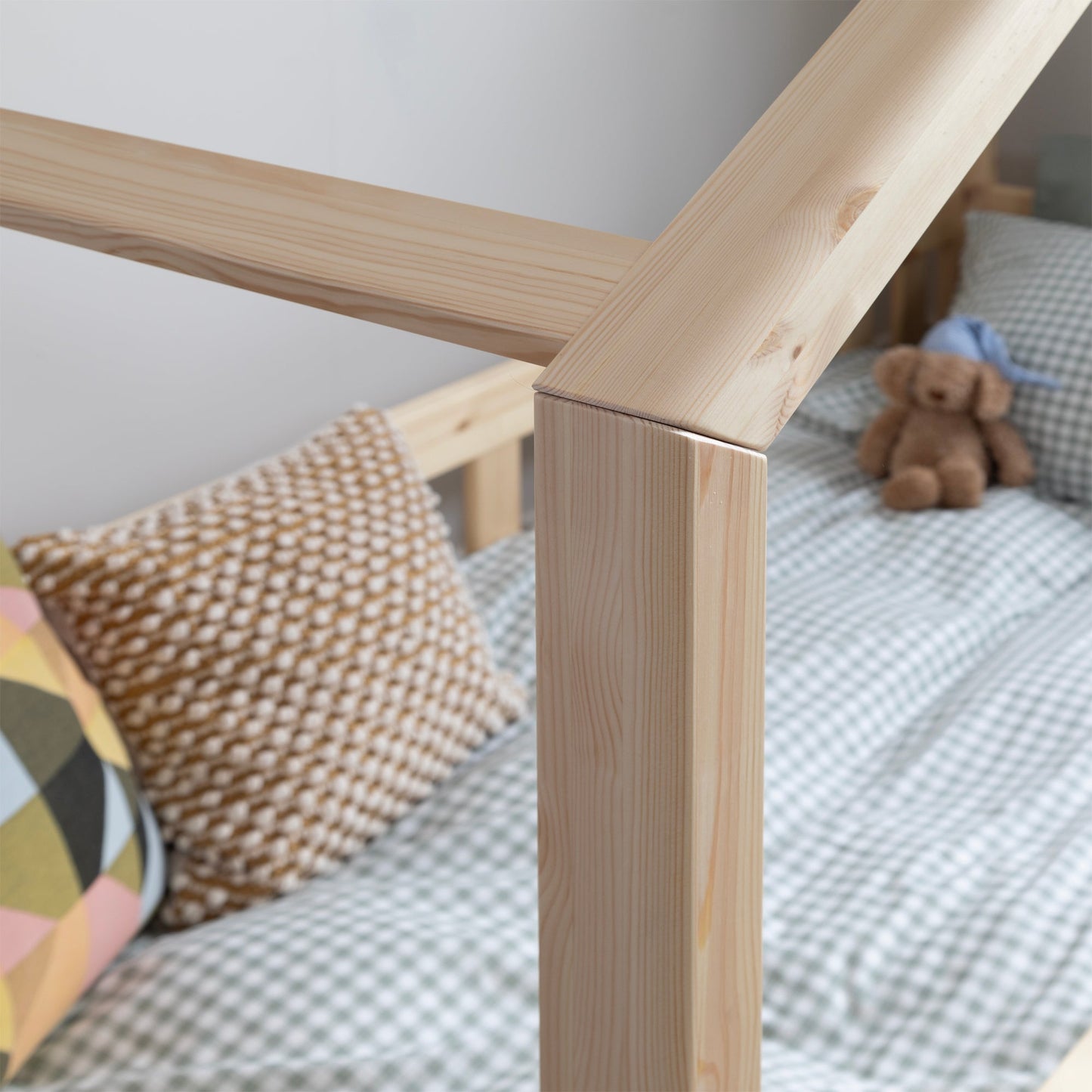 Roomix Transition Elevated House Bed Natural - Roomix Beds