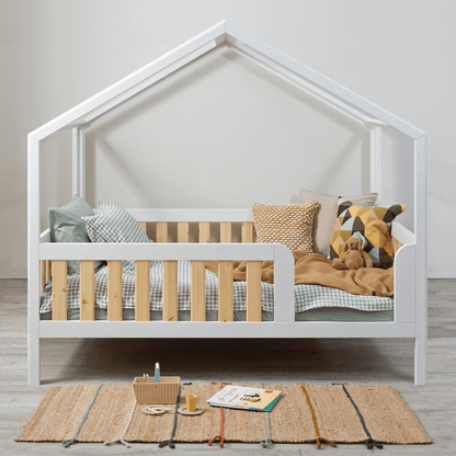 Roomix Transition Elevated House Bed White - Roomix Beds