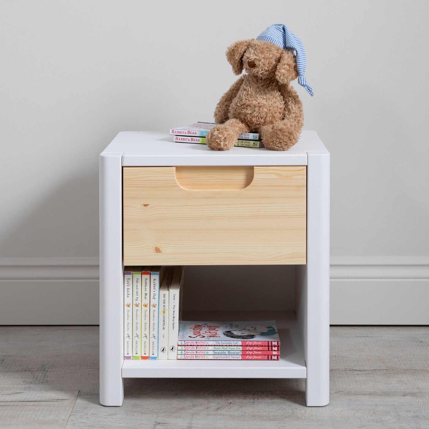 Toddler Bedside Table White - Roomix Beds
