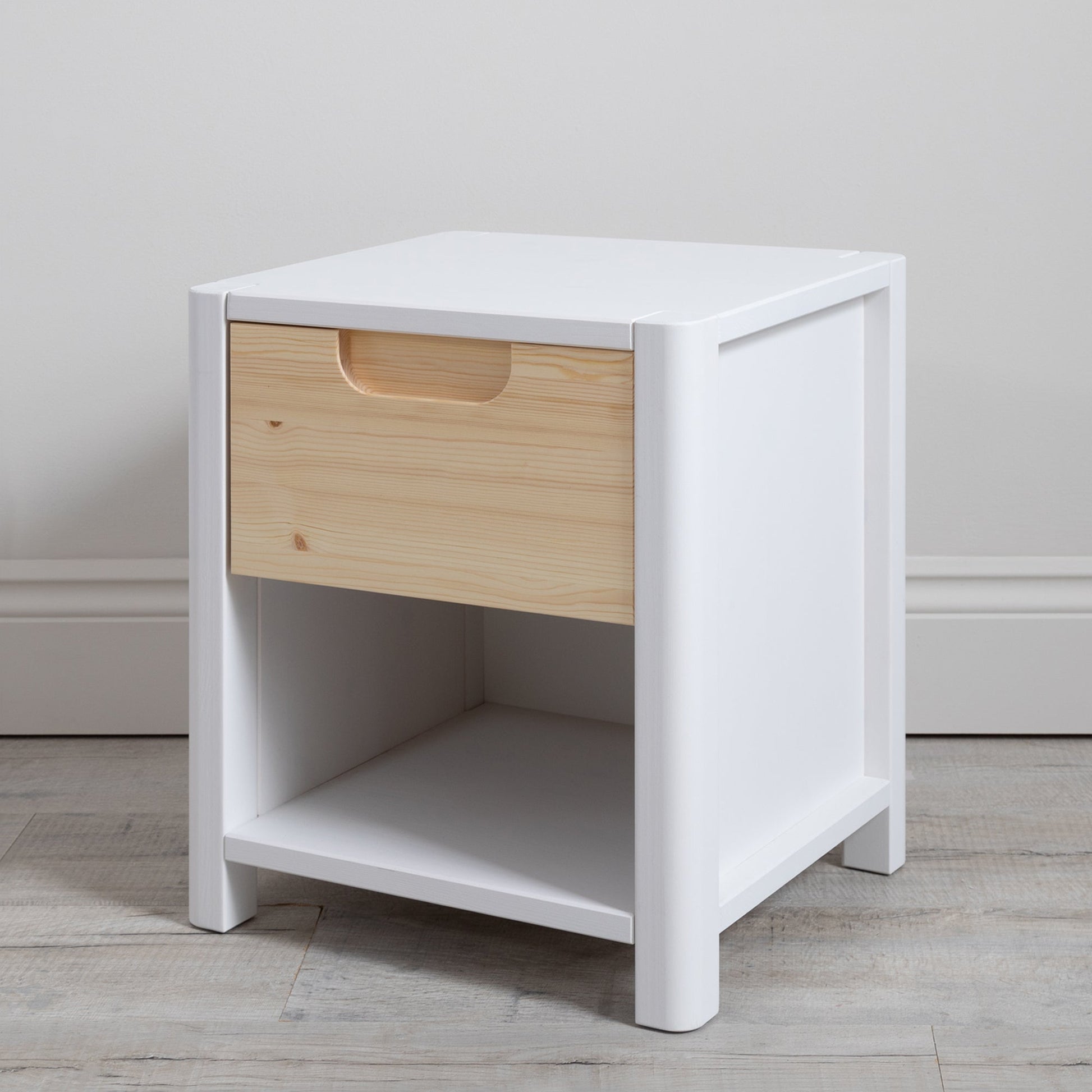 Toddler Bedside Table White - Roomix Beds