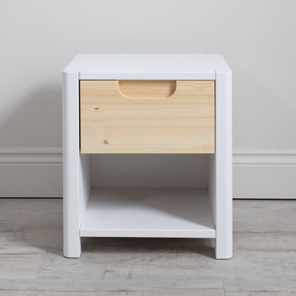 Toddler Bedside Table White - Roomix Beds