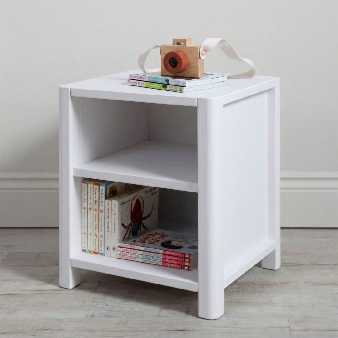 Toddler Bedside Table White - Roomix Beds