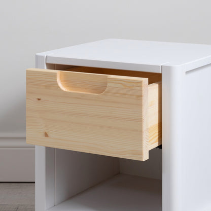 Toddler Bedside Table White - Roomix Beds