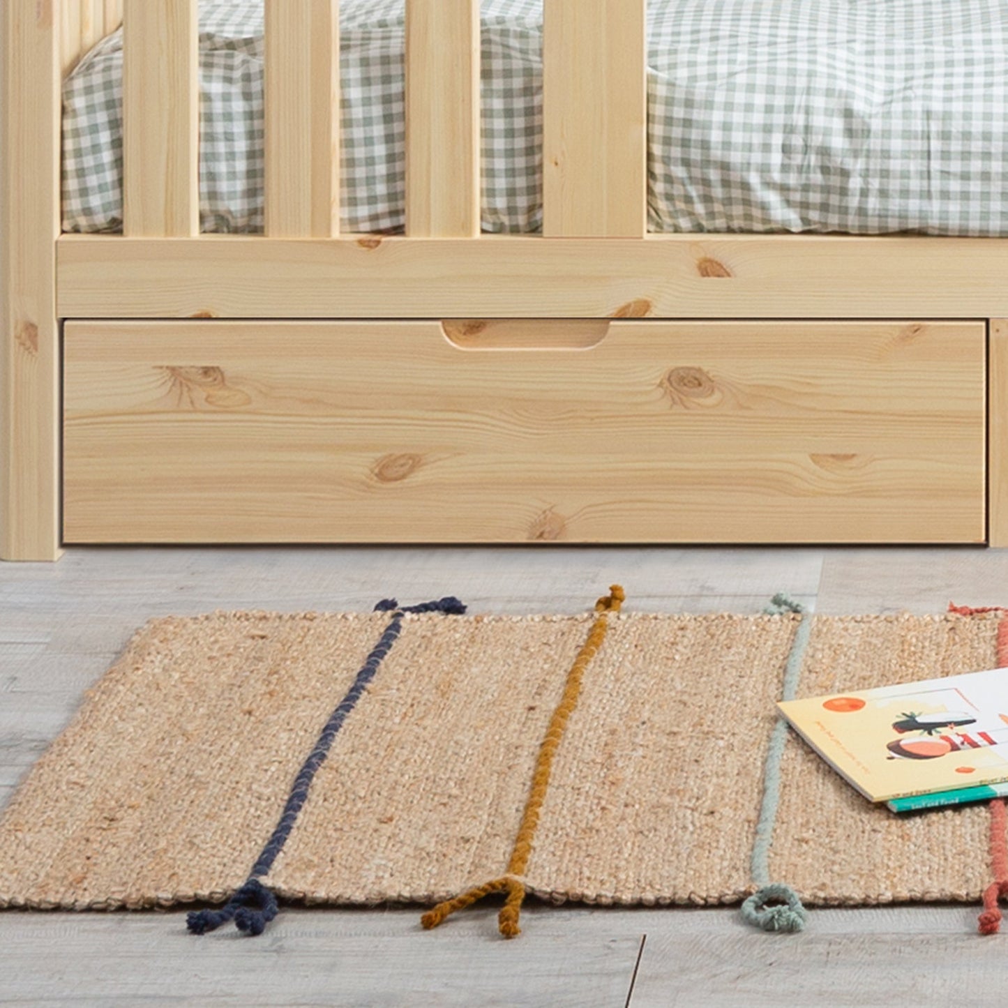 Toddler Under Bed Drawers Natural - Roomix Beds