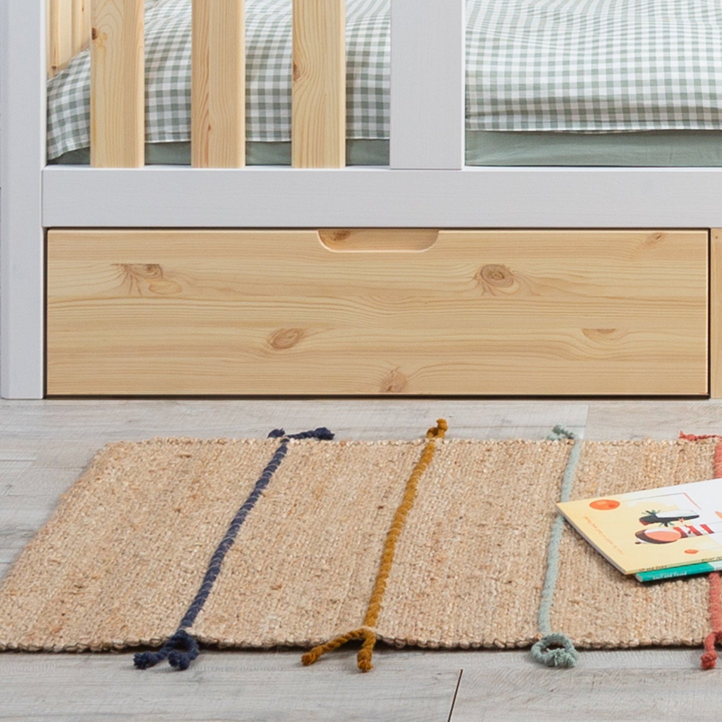 Toddler Under Bed Drawers White - Roomix Beds